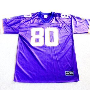 Vintage Puma #80 Cris Carter Vikings Jersey